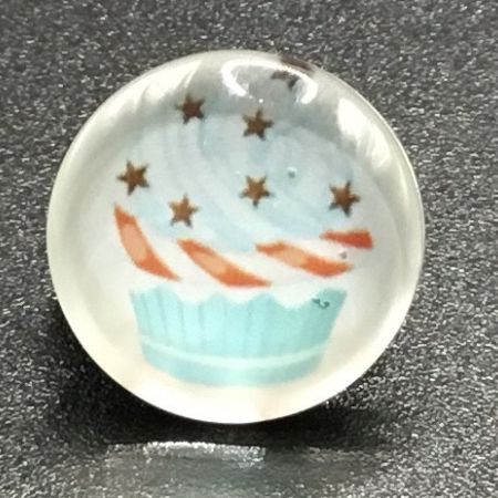 Bouton pression cupcake