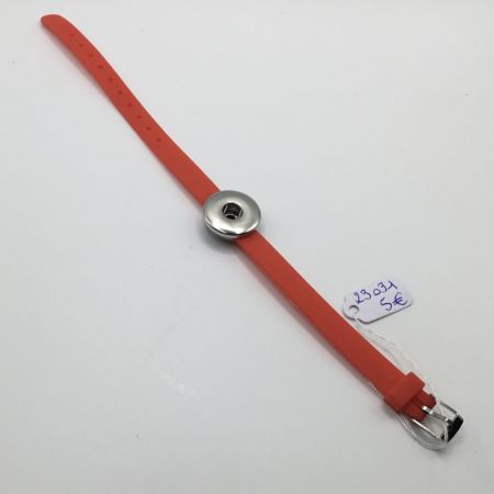 Bracelet plastique rouge