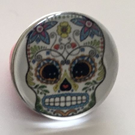 Bouton pression t&ecirc;te de mort