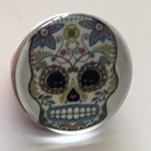 Bouton pression t&ecirc;te de mort