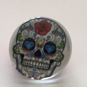 Bouton pression t&ecirc;te de mort