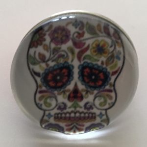 Bouton pression t&ecirc;te de mort