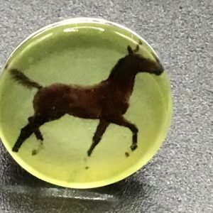 Bouton pression cheval