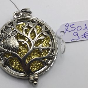 Collier arbre de vie et chouette