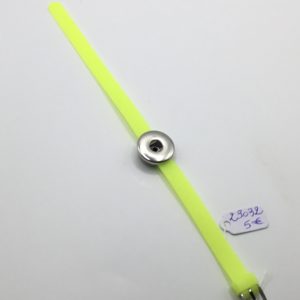 Bracelet plastique jaune