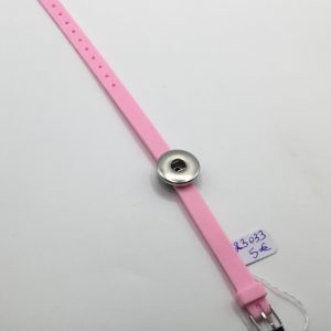 Bracelet plastique rose clair