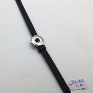 Bracelet plastique noir